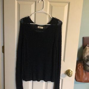 Hollister navy blue sweater